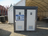 2022 BASTONE PORTABLE TOILET W/ (2) SEPERATE STALLS (UNUSED)