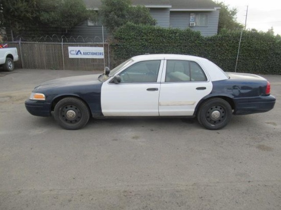 2011 FORD CROWN VICTORIA POLICE INTERCEPTOR