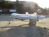 1992 NOVURANIA MX380 INFLATABLE SIDE BOAT