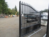 GREATBEAR 20' BI-PARTING WROUGHT IRON GATE (UNUSED)