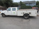 1991 FORD F-350 CUSTOM CREW CAB UTILITY TRUCK