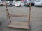 MATERIAL CART W/ (4) CASTERS & MIDDLE DIVIDE