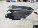 RUBBERMAID PLASTIC ROLLING DUMP BIN