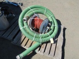 3'' SUCTION HOSE & HOSE REEL W/ HOSE