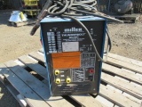 MILLER THUNDERBOLT AC/DC ARC WELDER W/ LEADS, 230V, SINGLE PHASE