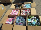 ASSORTED MAKEUP, HAIR PRODUCTS, NAIL KITS, SEWING KITS, ELECTRIC TRIMMERS