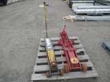 (2) HEAVY DUTY FLOOR JACKS (UNKNOWN MAKE)