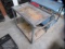 METAL 2 SHELF MATERIAL CART