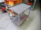 METAL 2 SHELF MATERIAL CART