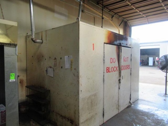 VANRADEN 8'2'' X 12' X 8'2'' OVEN W/RACKING (BUYER IS RESPONSIBLE FOR ANY RIGGING REQUIRED TO