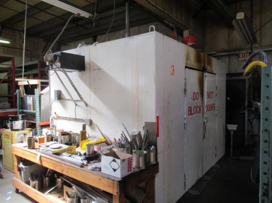 VANRADEN 8'2'' X 12' X 8'2'' OVEN W/RACKING (BUYER IS RESPONSIBLE FOR ANY RIGGING REQUIRED TO