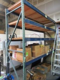 PALLET RACKING - (2) 36'' X 10' UPRIGHTS & (8) 10' CROSS ARMS