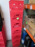 (7) PLASTIC CRATES