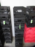 (7) PLASTIC CRATES