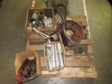 PALLET W/ASSORTED LATHE PARTS