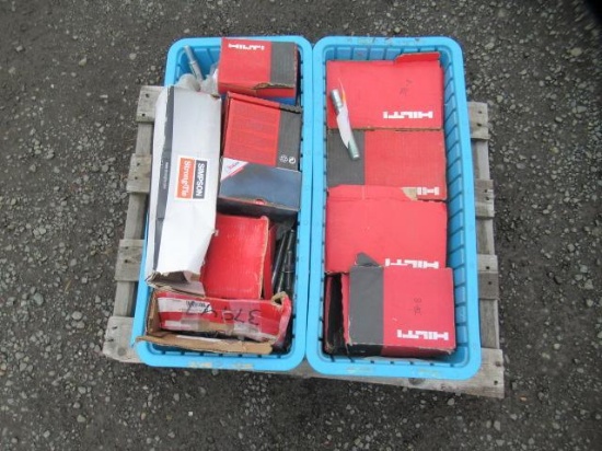 ASSORTED HILTI CONCRETE ANCHORS