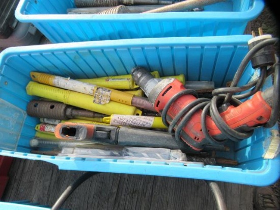 DRILL, ASSORTED ROTARY HAMMER BITS