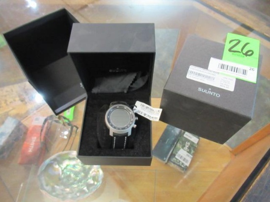 SUUNTO ELEMENTUM TERRA WATCH W/LEATHER BAND