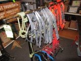ASSORTED SNOWSHOES W/ROLLING RACK