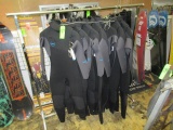 (7) ASSORTED WETSUITS