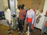 ASSORTED MANNEQUINS W/CLOTHING