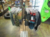 ASSORTED CLOTHING W/DISPLAY