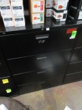 HON 4-DRAWER LATTERAL FILE CABINET W/CONTENTS