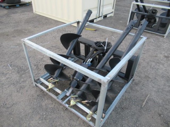 2022 GREATBEAR SKID STEER AUGER ATTACHMENT W/ BITS