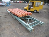 PALLET RACKING (4) 16' UPRIGHTS & (20) 8' CROSSARMS