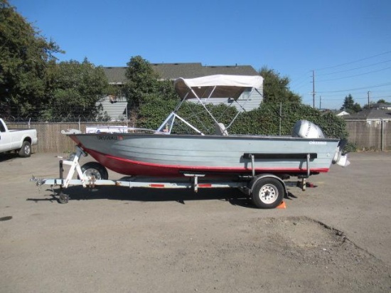 1977 STARCRAFT SUPER SPORT 18 ALUMINUM BOAT