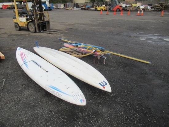 (2) MISTRAL PADDLE BOARDS W/ ACCESSORIES