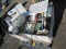 (2) CARTS, ASSORTED INSTRUCTION BOOKS/HOSES, CHEMICAL SPRAYER, OFFICE PRINTER