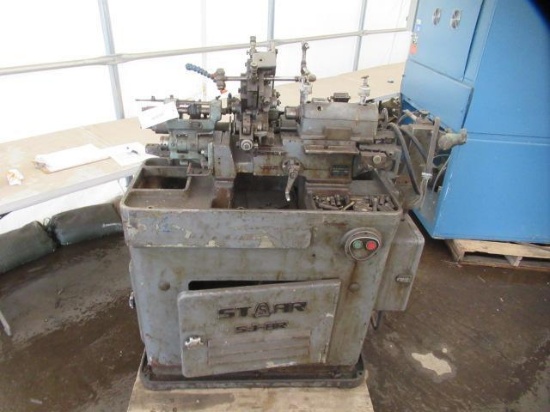 STAR SJ-8R AUTOMATIC LATHE W/ ASSORTED COLLETS & TOOLING, SER#: 702414