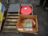COMMERCIAL AIR COMPRESSOR FILTER & OIL, (2) FILING DRAWERS