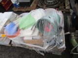 ASSORTED HOUSEHOLD MAINTENANCE SUPPLIES/WALL PLUGS/ PLUMBING HOSES/TOILET FIXTURES/ELECTRICAL