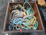 ASSORTED ROPES & HARNESSES