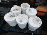 (6) 5GAL BUCKETS OF LUSTER SEAL WB 150
