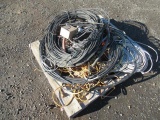 ASSORTED EXTENSION CORDS/ELECTRICAL WIRE