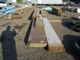 (9) BEAMS, ASSORTED LENGTH & SIZE