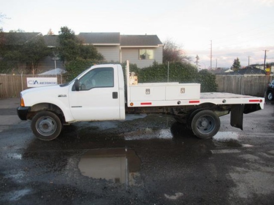 2000 FORD F-450 FLATBED PICKUP