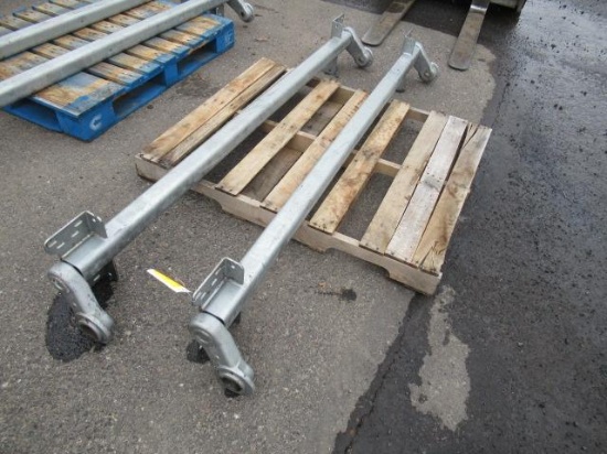 (2) DEXTER 6000LB GALVANIZED TRAILER AXLES (UNUSED)