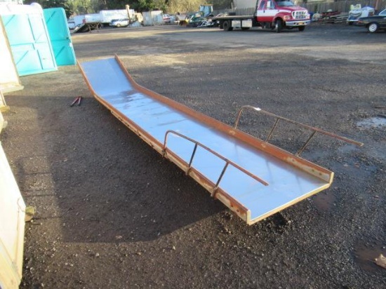 APPROX 18' STAINLESS STEEL PLAYGROUND SLIDE