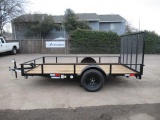 2022 FABFORM FLR712-3KR SINGLE AXLE UTILITY TRAILER