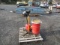 CENTRAL HYDRAULICS 1100LB TRANSMISSION JACK & OIL DRAIN