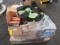 ASSORTED SAFETY CLOTHES, HARD HATS, MASKS, PVC FITTINGS
