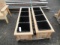 (2) 4-POT CEDAR PLANTER BOXES