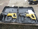 (2) DEWALT D25213 120V ROTARY HAMMERS W/ CASES