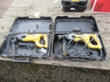 DEWALT D25213 & D25203 120V ROTARY HAMMERS W/ CASES