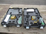 (2) ASSORTED DEWALT 12V LASER LEVELS