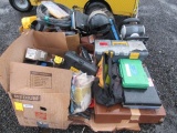 ASSORTED POWER TOOLS & ELECTRICAL HARDWARE